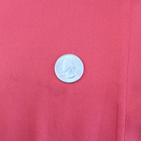 J Peterman 100% Silk Palazzo Wrap Pants Low Crotch High Rise Wide Leg Buttons M - Picture 16 of 16